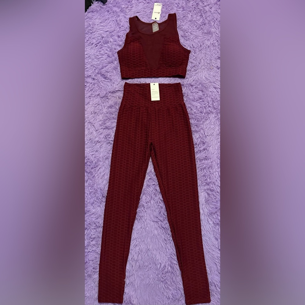 Elegant Burgundy Jumpsuit